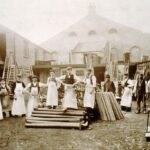Company Staff in Castle Yard 1919